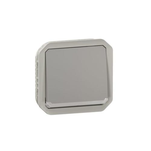 GNIAZDO 2P+Z ZACISKI ŚRUBOWE MECHANIZM 16 A - 250 V~ SZARE PLEXO - 069552L - LEGRAND
