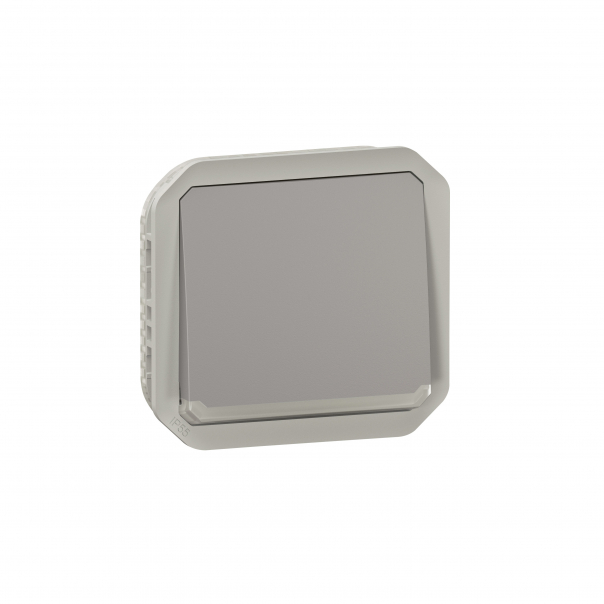 PRZYCISK PRZEŁĄCZNY NO/NC Z PODŚWIETL. MECHANIZM 10A- 250V~ SZARY PLEXO - 069536L - LEGRAND