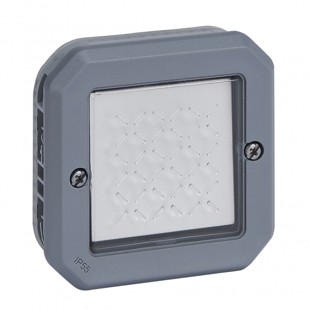 ŁĄCZNIK SCHODOWY MECHANIZM 16 AX - 250 V~ SZARY PLEXO - 069523L - LEGRAND