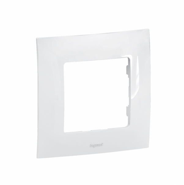 NOWE NILOE - RAMKA POJEDYNCZA BIAŁA (WHITE) - NP111WH - LEGRAND