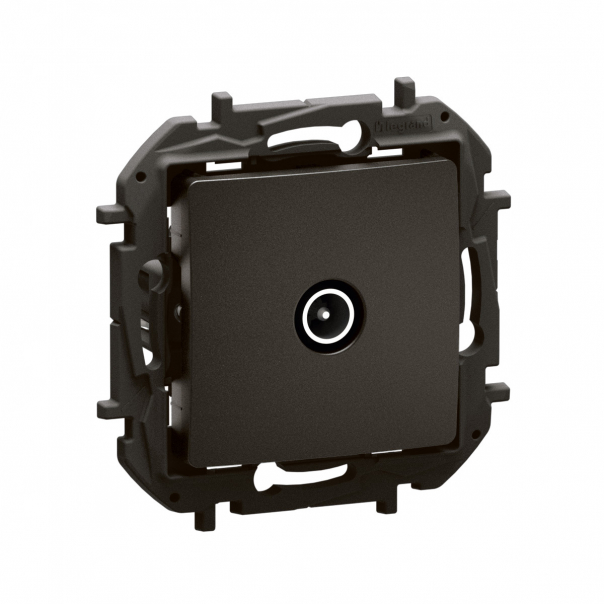 NOWE NILOE - GNIAZDO TV PRZELOTOWE - MĘSKIE 14 DB CZARNE - NP4102BK - LEGRAND