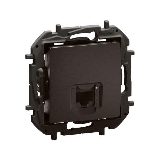 NOWE NILOE - GNIAZDO RJ45 KAT. 5E UTP CZARNE - NP4301BK - LEGRAND
