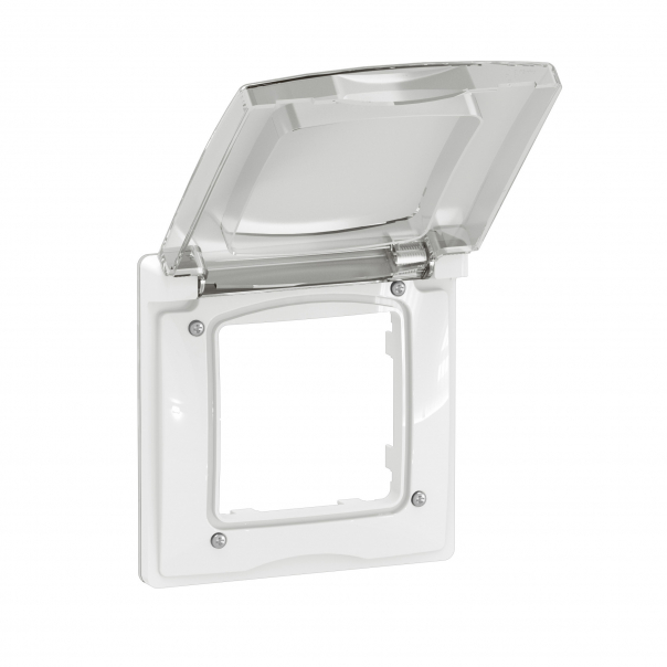 NOWE NILOE - RAMKA POJEDYNCZA IP44 BIAŁA - NP116WH - LEGRAND