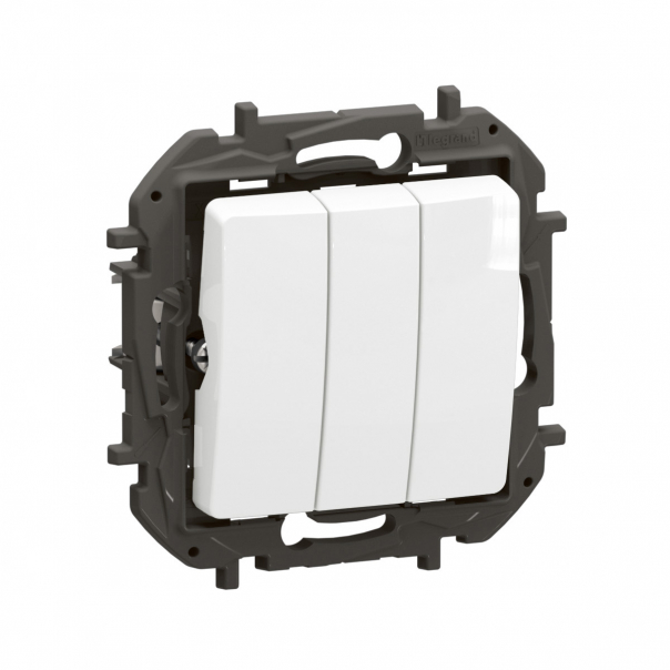 NOWE NILOE - ŁĄCZNIK POTRÓJNY 10 AX BIAŁY - NP2130WH - LEGRAND