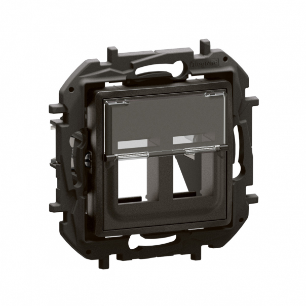 NOWE NILOE - ADAPTER DO ZŁĄCZY PODWÓJNYCH KEYSTONE CZARNY - NP171BK - LEGRAND