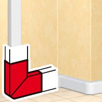 KĄT PŁASKI 65 X 220 DLP - 010796 - LEGRAND