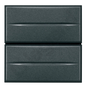 PRZYCISK PODWÓJNY 2 MODUŁY AXIAL ANTRACYT AXOLUTE - HS4036/2 - LEGRAND