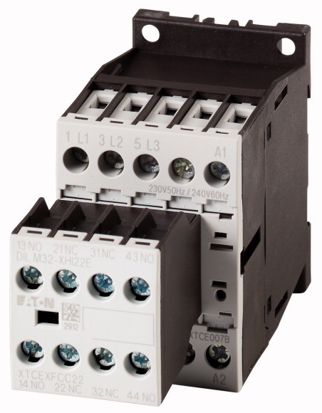 STYCZNIK MOCY 9A AC3 STYKI 2NO 2NZ DILM9-22(230V50HZ 240V60HZ)  - 106361 - EATON