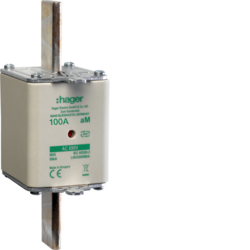 WKŁADKA BEZPIECZNIKOWA 100A NH2 CHARAKTERYSTYKA AM SILNIKOWA - LNH2100M6A - HAGER