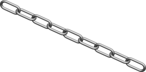 Łańcuszek prosty LNP2,2  - 650111 - BAKS