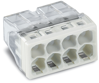 SZYBKOZŁĄCZKA 8X0,5-2,5MM2 COMPACT TRANSPARENTNA WAGO  - 2273-208 - WAGO