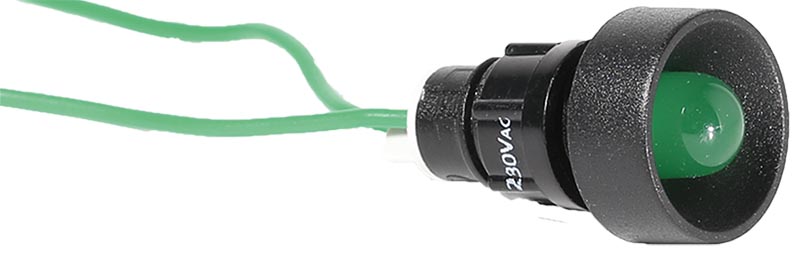 LAMPKA SYGNALIZACYJNA LED D=10MM ZIELONA 230V AC LS LED 10 G 230AC - 004770810 - ETI