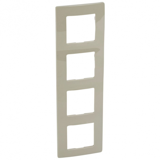 RAMKA CZTEROKROTNA POPIELATY NILOE - 665034 - LEGRAND