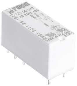 PRZEKAŹNIK MINIATUROWY 16A STYKI PRZEŁĄCZNE 1P STEROWANIE 12V DC - 600020 - RELPOL