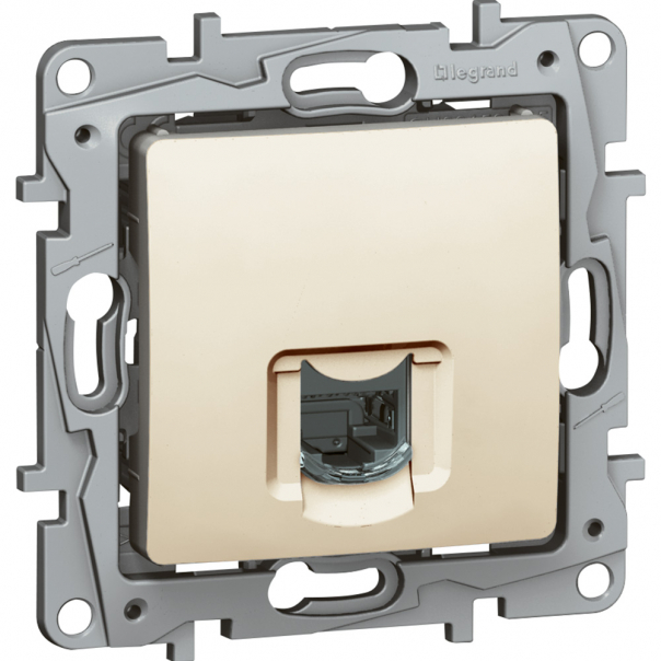GNIAZDO 1XRJ45 KAT. 6 STP KREMOWE NILOE - 664875 - LEGRAND