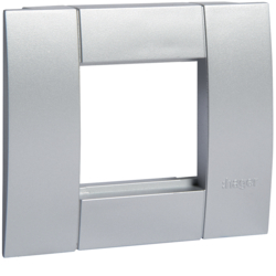 RAMKA MONTAŻOWA POJEDYNCZA 45X45 ALUMINIUM - GT451ALU - HAGER