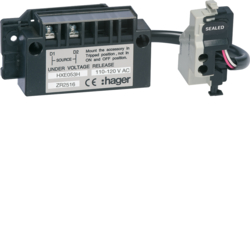 WYZWALACZ PODNAPIĘCIOWY ZWŁOCZNY H800-H1600 3-POLOWY 110-120VAC - HXE053H - HAGER
