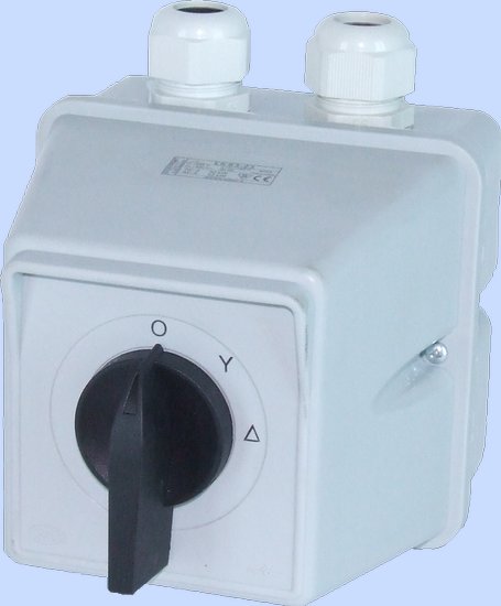 ŁĄCZNIK KRZYWKOWY 100-23 GWIAZDA-TRÓJKĄT 0-G-T IP-44 - 910723 - ELEKTROMET DZIERŻONIÓW