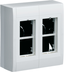 PUSZKA NATYNKOWA 4 MODUŁY (45X45) BIAŁA - LPT04H - HAGER
