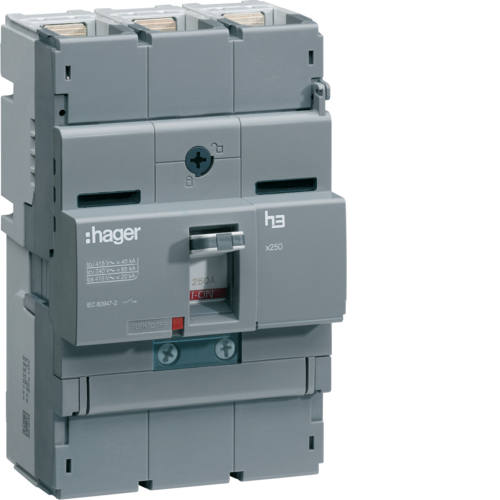 WYŁĄCZNIK MOCY X250 3-POLOWY 40KA 100A TM - HNB100H - HAGER