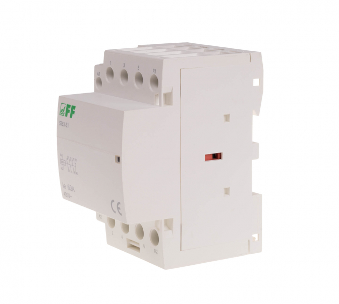 Stycznik modułowy, montaż na szynie, styki 3NO+1NC, 40A - ST63-31 - F&F