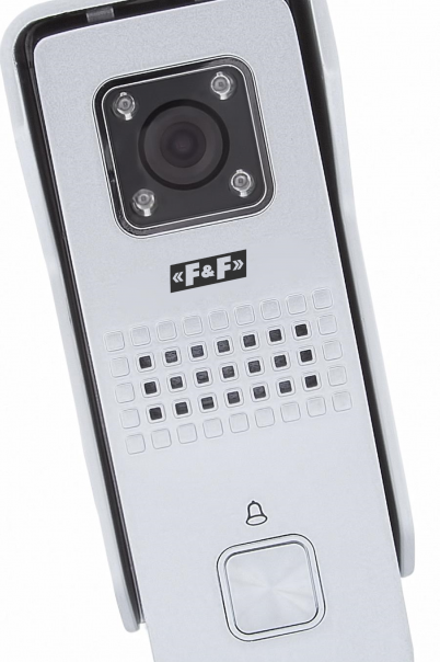 Stacja bramowa natynkowa czarna, jednoabontentowa - KK-01 - F&F