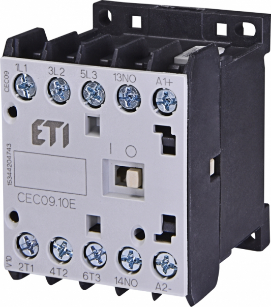 STYCZNIK SILNIKOWY MINIATUROWY CEC09.10 230V-50/60HZ - 004641066 - ETI