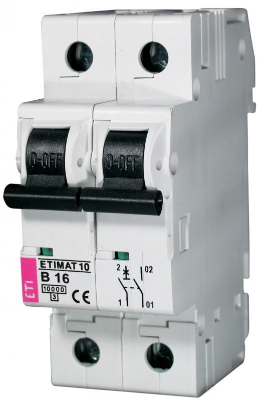 WYŁĄCZNIK NADPRĄDOWY ETIMAT 10 1P+N B16 - 002122716 - ETI