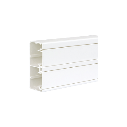 Kanał 2-kom. Cabloplus PVC 130x55mm, dł. 2 mb, cena za 1mb; czysta biel - TK12102/9 - KONTAKT SIMON