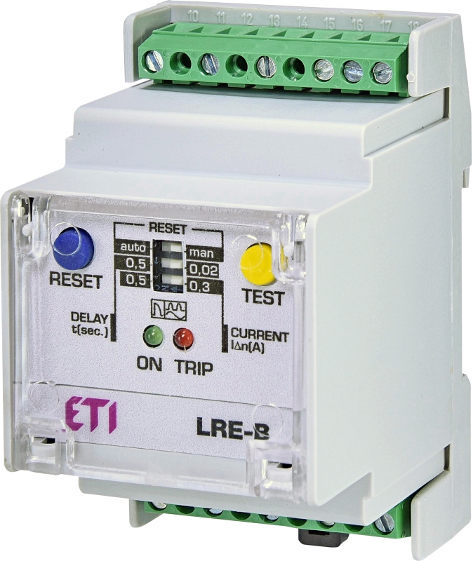 PRZEKAŹNIK RÓŻNICOWOPRĄDOWY LRE-B 110-230-380V  - 004671601 - ETI