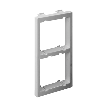 Adapter CIMA na 2 moduły K45 (45x45mm) pionowo; aluminium - S62/8 - KONTAKT SIMON