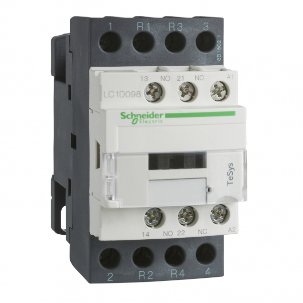 STYCZNIK 4 BIEGUNOWY D AC3-25A; 24VAC; 2NZ 2NO - LC1D258B7 - SCHNEIDER ELECTRIC