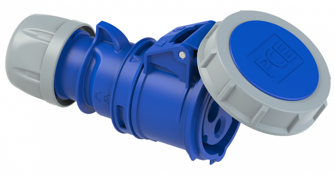 GNIAZDO PRZENOŚNE SHARK 16A 230V 2P+Z TWIST  - 2132-6 - PCE