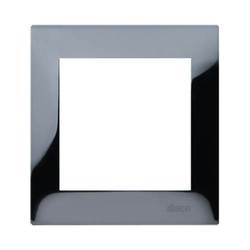 RAMKA POJEDYNCZA METALOWA IP20/IP44 CIEMNY STALOWY SIMON 54 - DR1/67 - KONTAKT SIMON