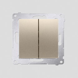 Łącznik świecznikowy (moduł) 16AX, 250V~, zaciski śrubowe; złoty mat - DW5A.01/44 - KONTAKT SIMON