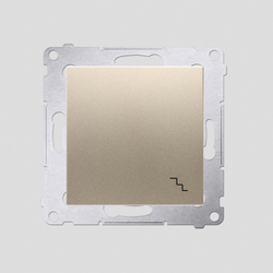 Łącznik schodowy (moduł) 16AX, 250V~, zaciski śrubowe; złoty mat - DW6A.01/44 - KONTAKT SIMON