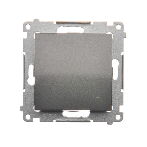 Łącznik schodowy (moduł) 16AX, 250V~, zaciski śrubowe; antracyt - DW6A.01/48 - KONTAKT SIMON