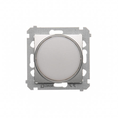 Sygnalizator świetlny LED &ndash; światło białe (moduł) 230V~; srebrny mat - DSS1.01/43 - KONTAKT SIMON