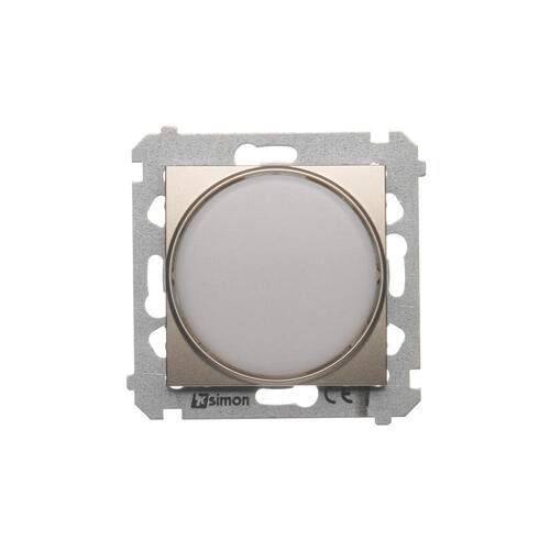 Sygnalizator świetlny LED &ndash; światło białe (moduł) 230V~; złoty mat - DSS1.01/44 - KONTAKT SIMON