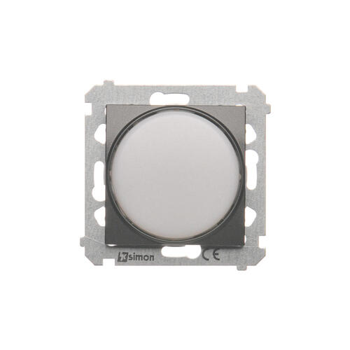 Sygnalizator świetlny LED &ndash; światło białe (moduł) 230V~; antracyt - DSS1.01/48 - KONTAKT SIMON