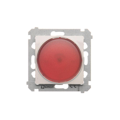 Sygnalizator świetlny LED &ndash; światło czerwone (moduł) 230V~; biały - DSS2.01/11 - KONTAKT SIMON