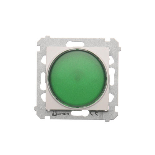 Sygnalizator świetlny LED &ndash; światło zielone (moduł) 230V~; biały - DSS3.01/11 - KONTAKT SIMON