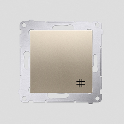 Łącznik krzyżowy (moduł) 10AX, 250V~, szybkozłącza; złoty mat - DW7.01/44 - KONTAKT SIMON