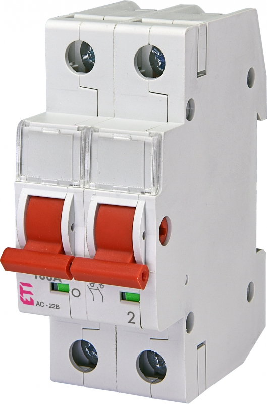 ROZŁĄCZNIK IZOLACYJNY 100A SV 2100 2P 100A - 002423216 - ETI