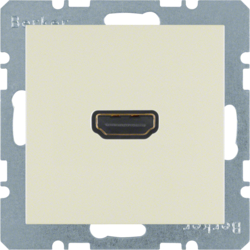 GNIAZDO HDMI KREMOWY POŁYSK S.1 - 3315428982 - HAGER - BERKER