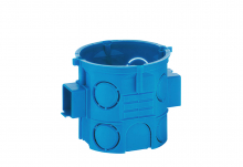 PUSZKA PODTYNK SZEREGOWA GŁĘBOKA 60 MM BEZHALOGENOWA NIEBIESKA 65X61X60 S60D - 34057203 - SIMET