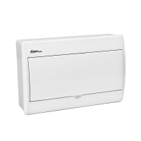 ROZDZIELNIA TWORZYWO 12 MODUŁÓW N/T LISTWA N+PE RN-12/B FALA - 7.13 - ELEKTROPLAST OPATÓWEK