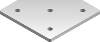 Łącznik ceownika LCP9 6,0 mm - 662900 - BAKS