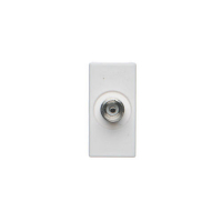 Płytka K45/2 gn. TV żeńskie 22,5x45mm + wkład; czysta biel - K102B/9 - KONTAKT SIMON