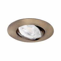 OPRAWKA SUFITOWA PUNKTOWA P/T MR16 50W GX5.3 RUCHOMA PATYNOWY MOSIĄDZ LUTO CTX-DT02B-AB - 2594 - KANLUX